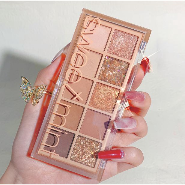 Bảng Phấn Mắt Sweet Mint 10 Màu Sắc Hiệu Ứng Lì