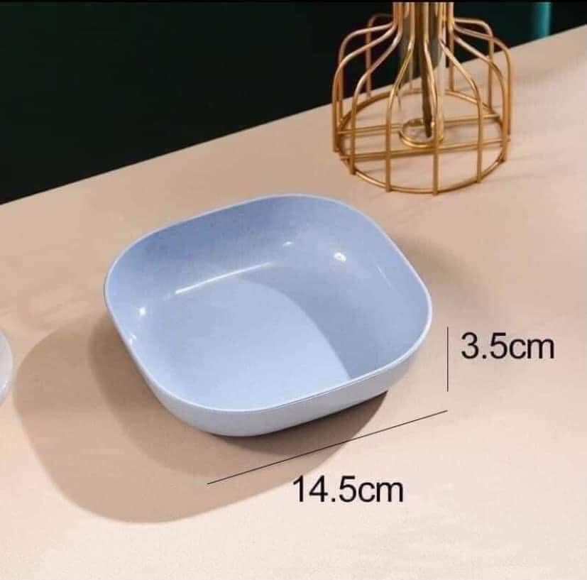 SET 8 ĐĨA NHỰA LÚA MẠCH MÀU PASTEL SIÊU XINH