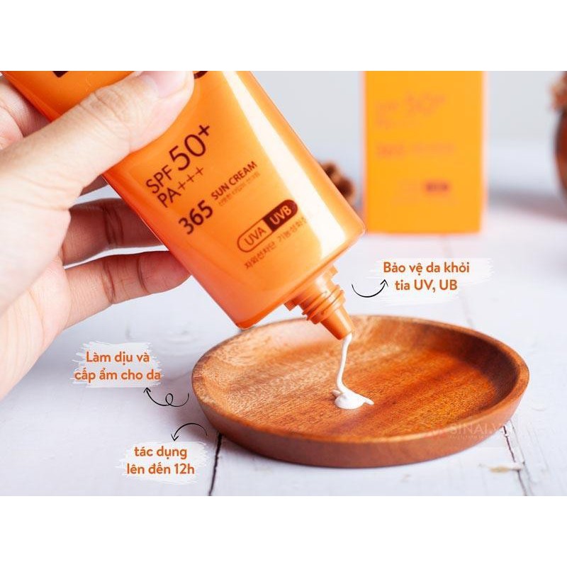 Kem Chống Nắng Toàn Diện Anjo 365 Hàn Quốc 70ml SPF 50++