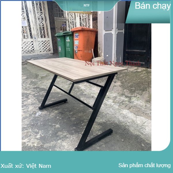 Bàn làm việc chữ K, Bàn làm việc chữ Z cao cấp, khung sơn tĩnh điện, mặt bàn phủ Melamin 2 mặt chống trầy xước,