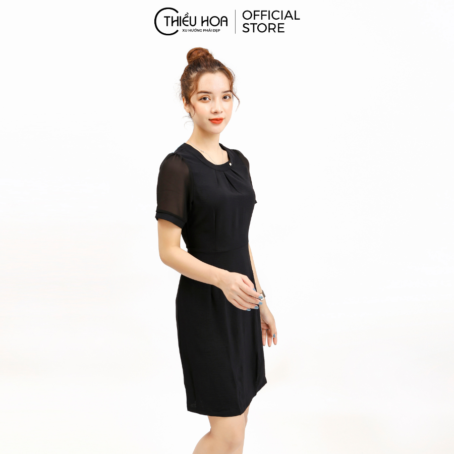 Đầm Nữ Ôm Body Chất Chiffon Siêu Mát Thiều Hoa P1243