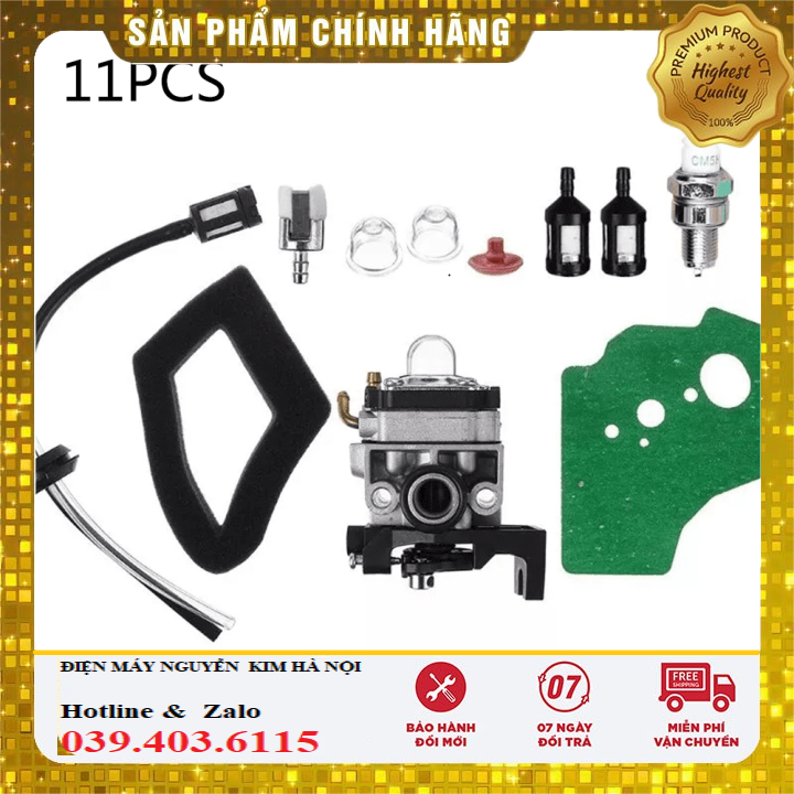11 bộ chế hòa khí cho máy cắt xén honda gx25 gx35 gx 25 35 hht35/hht35s/fg110
