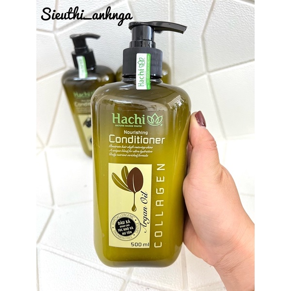 Dầu Gội/Dầu Xả HaChi Chai 500Ml