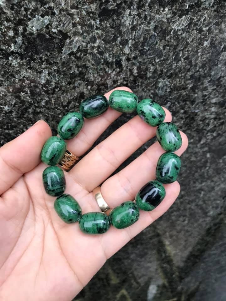 [HCM]VÒNG TAY LU THỐNG RUBY NAM PHI 12LY