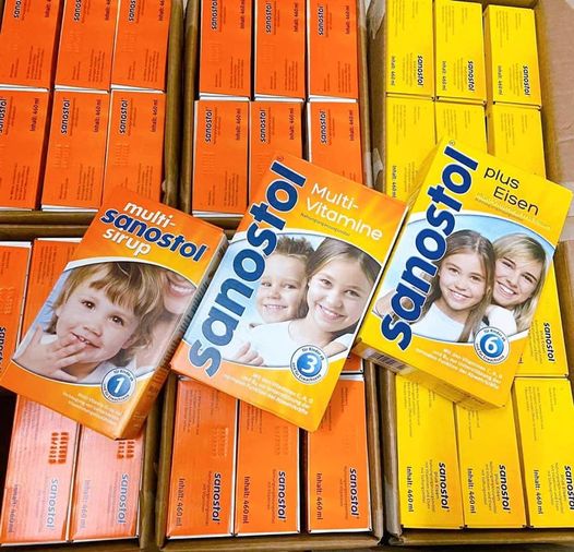 Vitamin Sanostol Multi Vitamin của Đức  SIÊU TỐT, KÍCH THÍCH ĂN NGON CHO CÁC BÉ số 1  bán chạy số 1 tại Đức