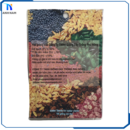 Hạt giống rau mã đề Phú Nông, gói 2gram