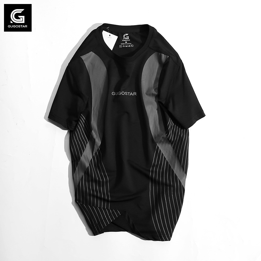 Áo Thun Nam WAVEZ G01 GUGOSTAR, Thun Thể Thao Polyester, Co Giãn 4 Chiều