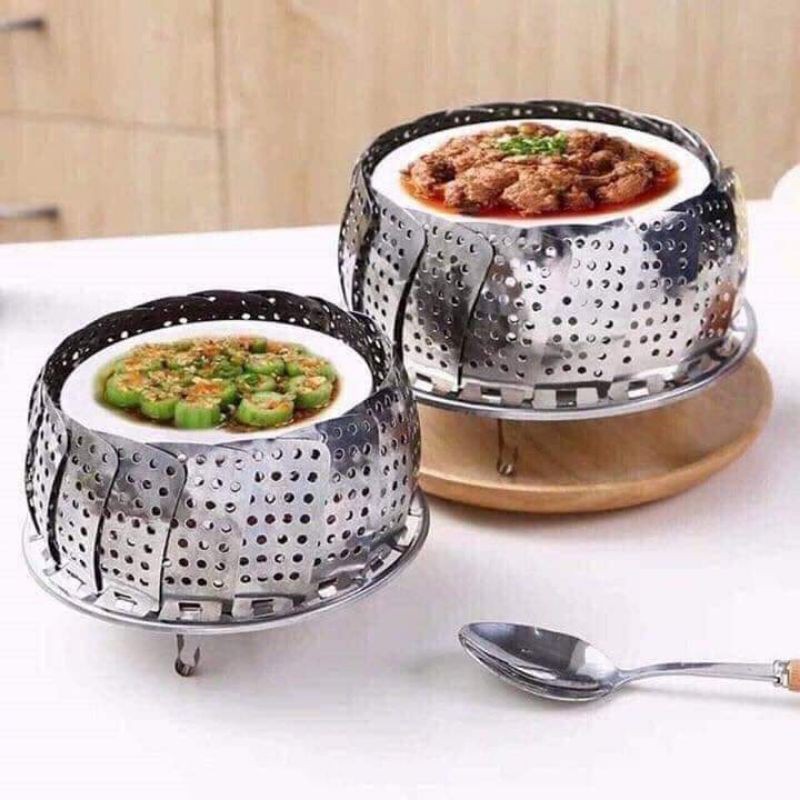 Vĩ hấp, xửng hấp cách thuỷ gấp gọn