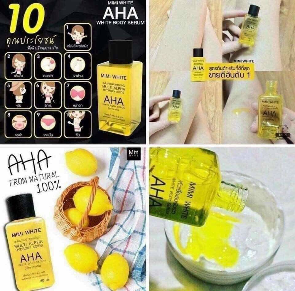 Serum Kích Trắng AHA Mini WHITE Thái Lan