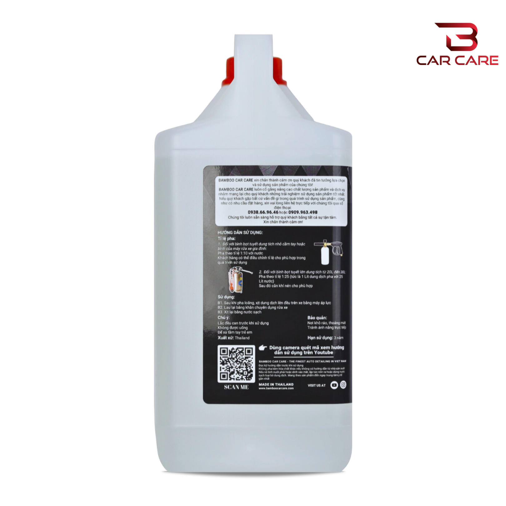 NƯỚC RỬA XE BỌT TUYẾT [ 5L ] ✅