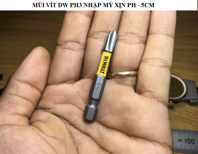 Mũi Vít DeWalt PH3 loại xịn cao cấp - 5cm