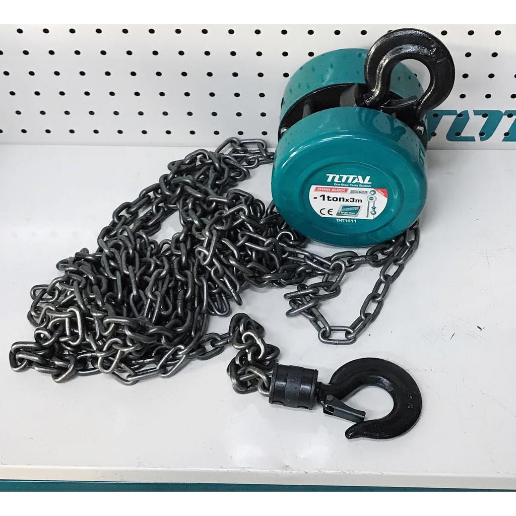 1 tấn Bá lăng (pa lăng) xích Total THT1611