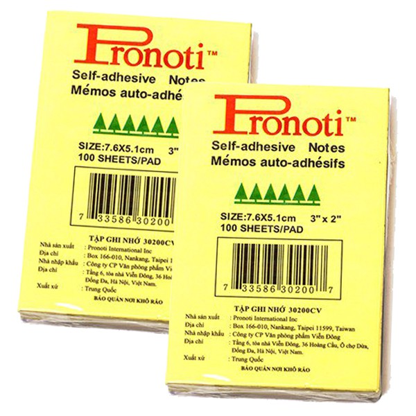 giấy note chú thích mày vàng cỡ 2x3(7,6x5,1cm)