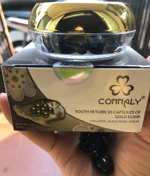 Viên dưỡng da Connaly (Tinh Chất Collagen & Ngọc Trai Đen)