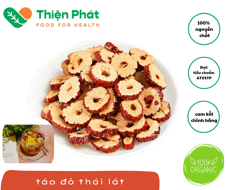 [HCM]Táo Đỏ Thái Lát Sấy Khô|1KG