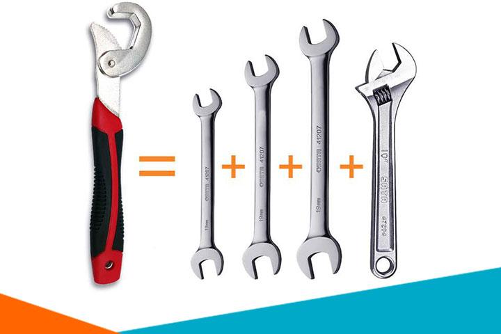 Bộ 2 Mỏ Lết Bằng Thép Đa Năng