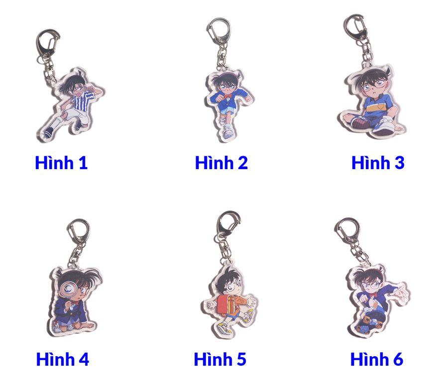 [thanh lý bán lỗ] Móc khóa Anime Acrylic Mica Chibi - Thám tử lừng danh Conan [PKA] [KS18]