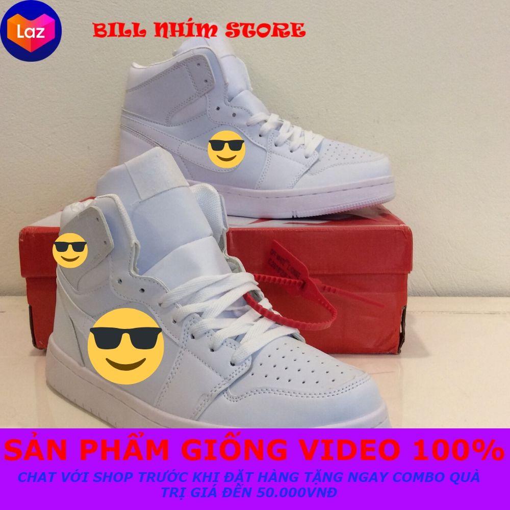 Giầy Sneaker Cao Cổ Bóng Rổ J.D Trắng (FULL BOX)