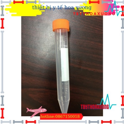 ống ly tâm 15ml -ống falcon 15 ml (túi 100 ống)