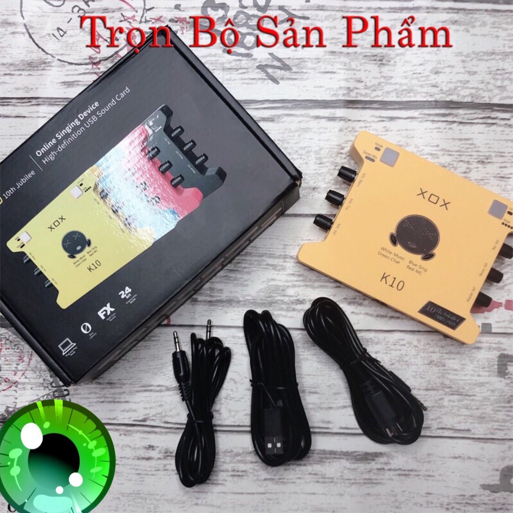 Bộ ComBo Hát Karaoke Thu Âm Online AT100-Chính Hàng Kèm Sound card XOX K10 Bản 2020 Chân Màng Tai Nghe Chup Tai BH 1 nam