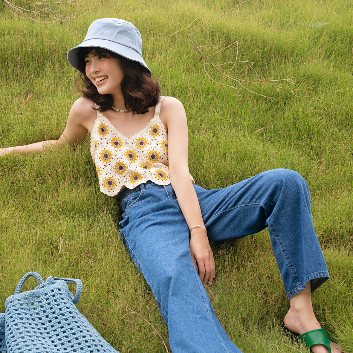BLEUBIRD Quần jeans dáng suông DAILY JEANS
