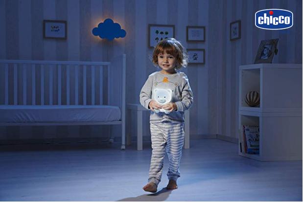 Đèn ngủ phát nhạc gấu Teddy - Xanh Chicco
