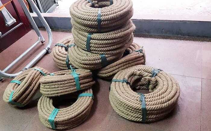 Cuộn dây thừng kéo co, dây thừng trang trí (Cuộn thừng dài 25m)