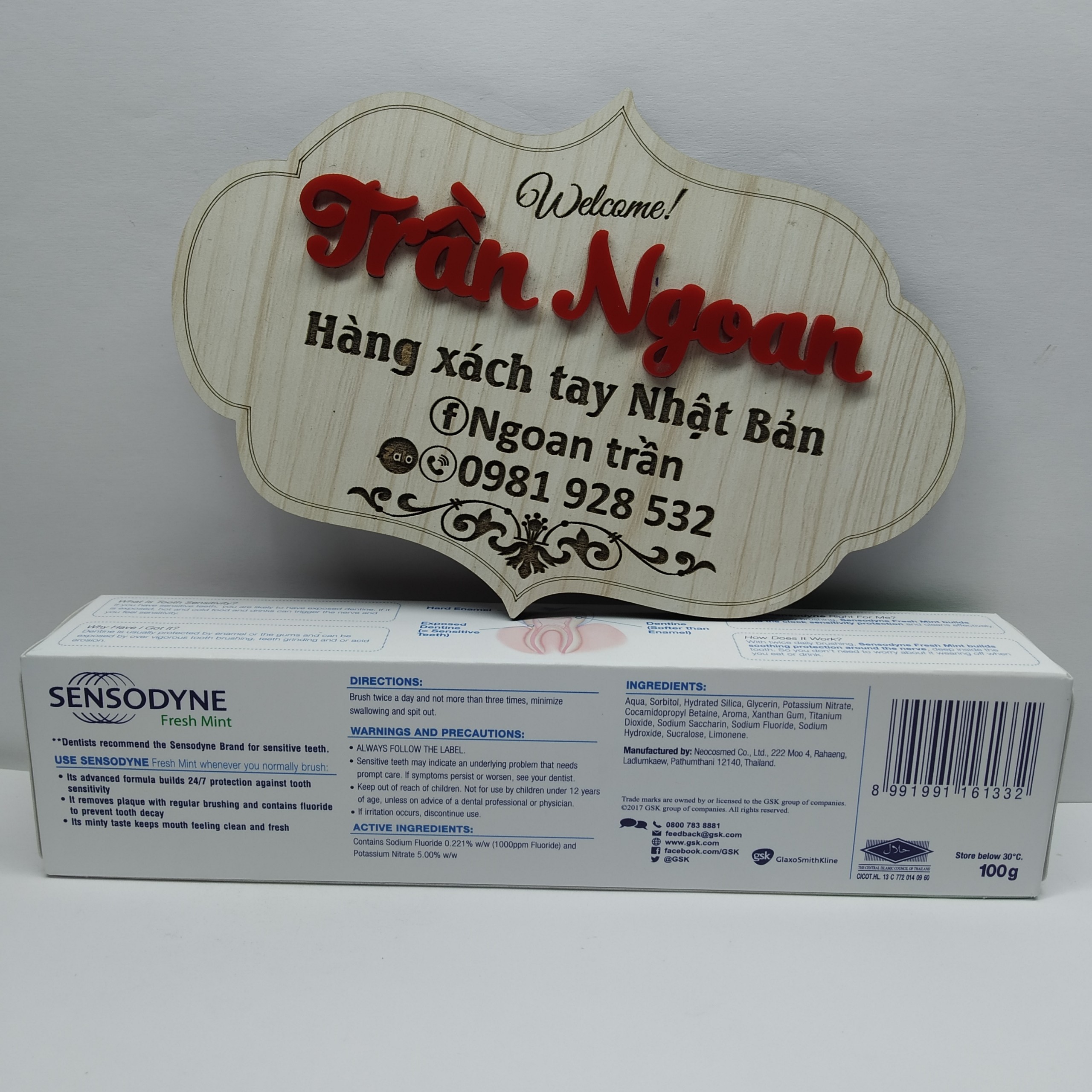 Kem Đánh Răng Sensodyne Fresh Mint - Tuýp 100g