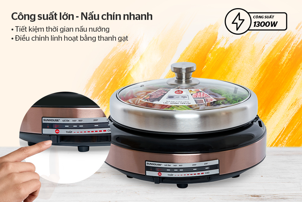 Lẩu điện SUNHOUSE SHD4526
