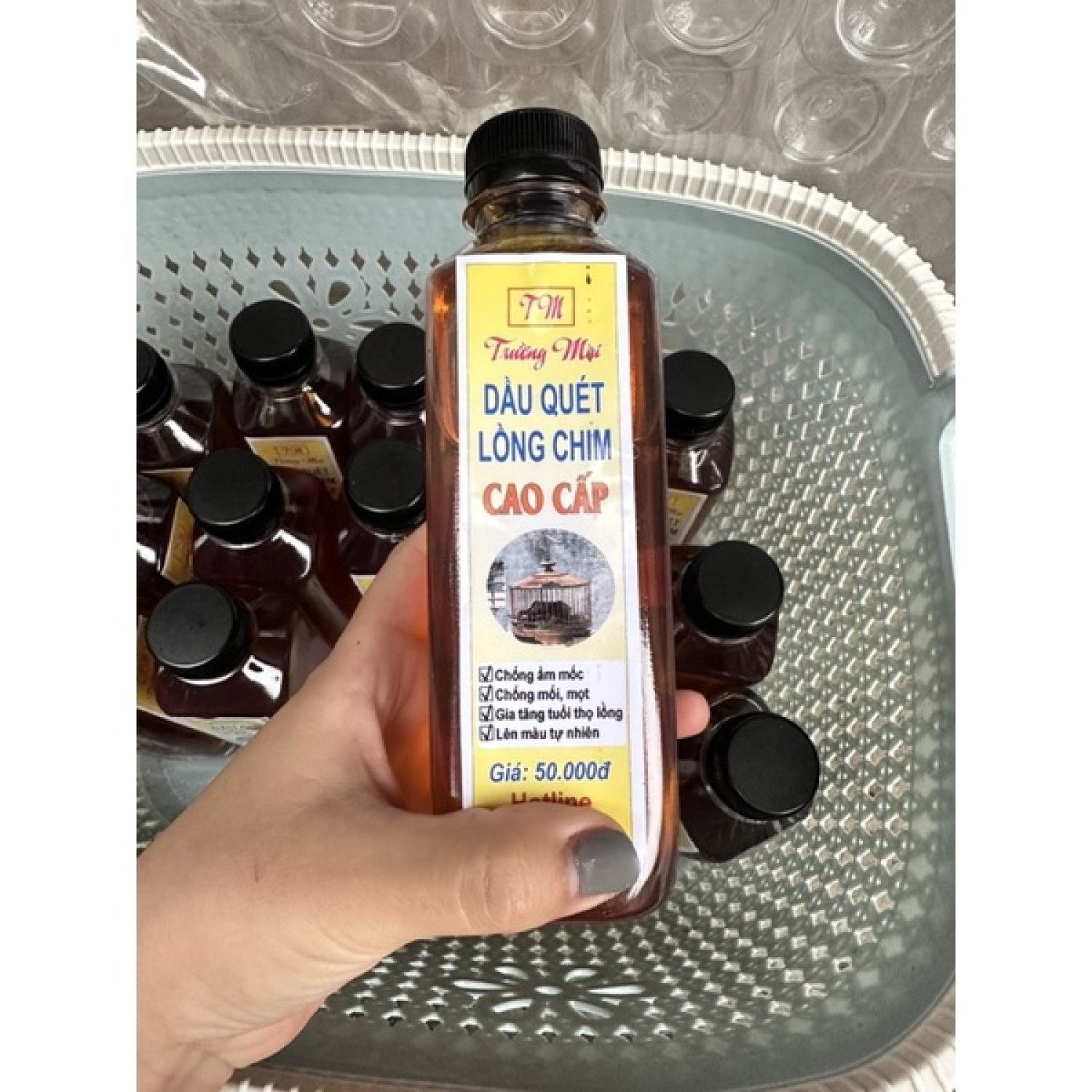 Dầu bóng cơ sở lồng chim trường mai