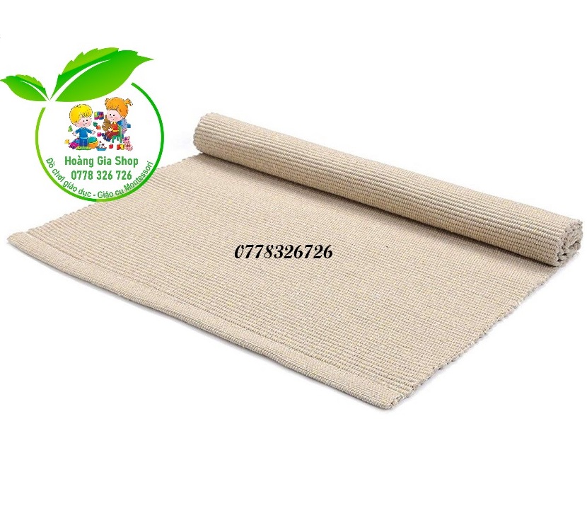 Thảm cotton Montessori 40x60cm
