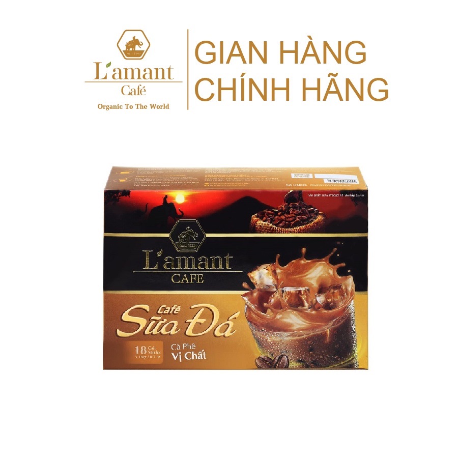 Cà phê hòa tan sữa đá vị chất - L'amant Café "Sua da vi chat" instant coffee