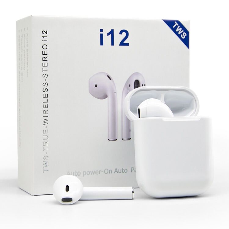 (CHUẨN) (BH 3 NĂM) Tai Nghe i12 TWS Bluetooth 5.0 - CẢM ỨNG 4.7