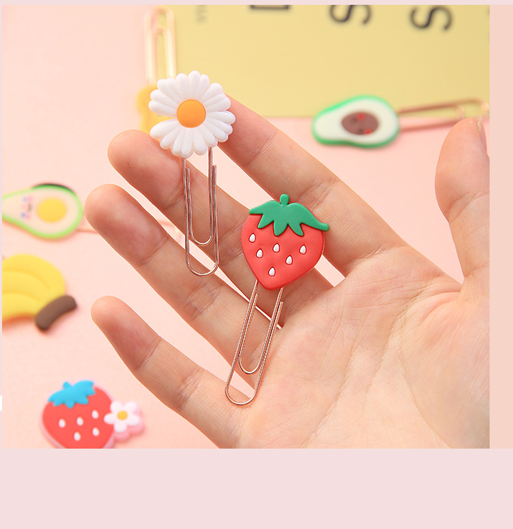 Kẹp Giấy Hình Trái Cây Dễ Thương