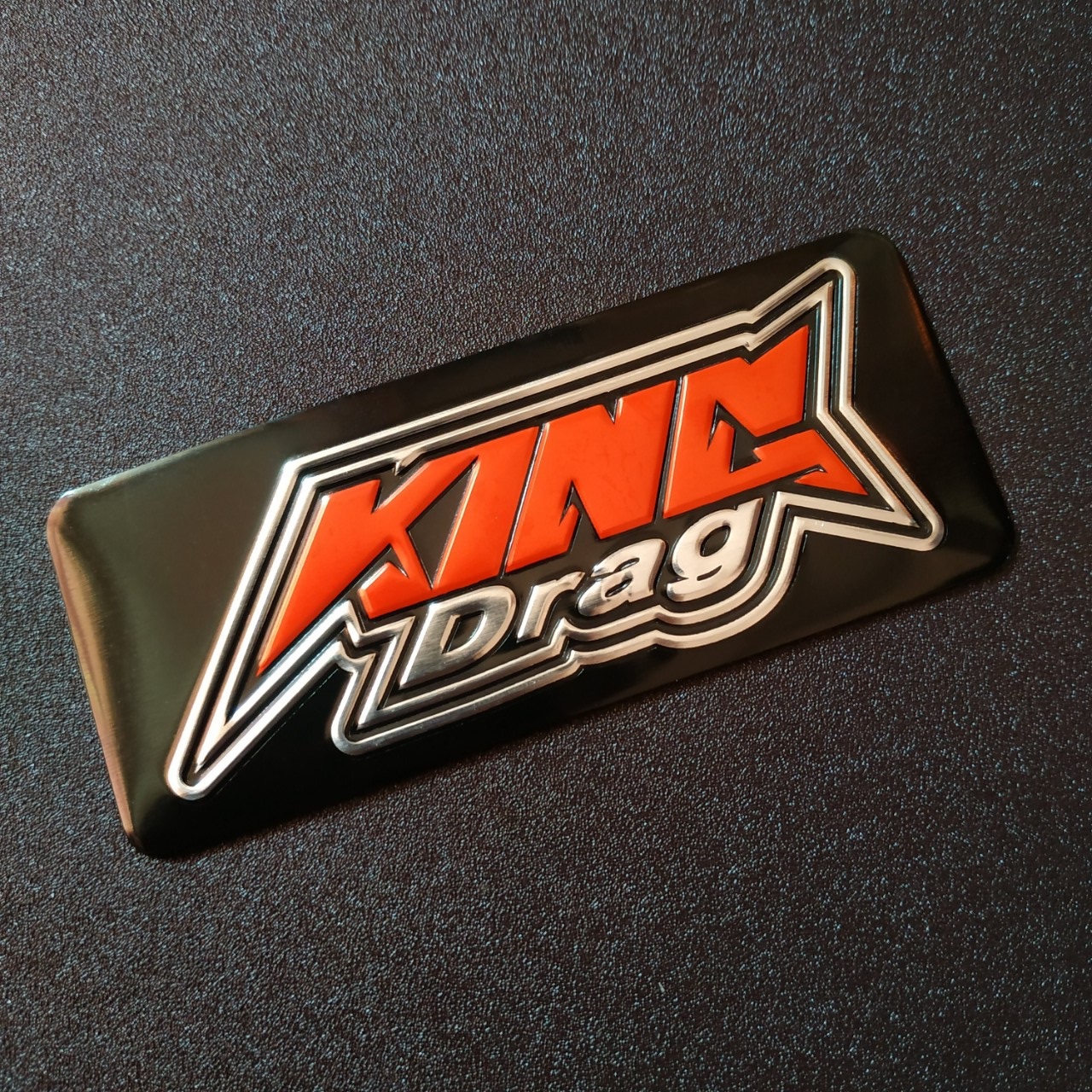 Tem nhôm dán Pô King drag 9.7x4cm
