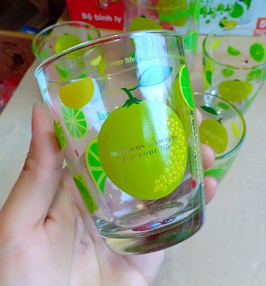 Bộ bình ly thủy tinh cao cấp Indonesia