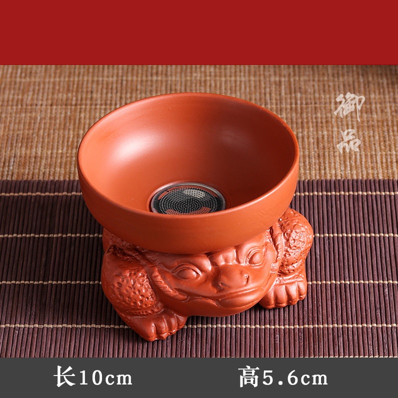 Bộ lọc trà Thiềm Thừ bằng gốm tử sa & Chuyên trà