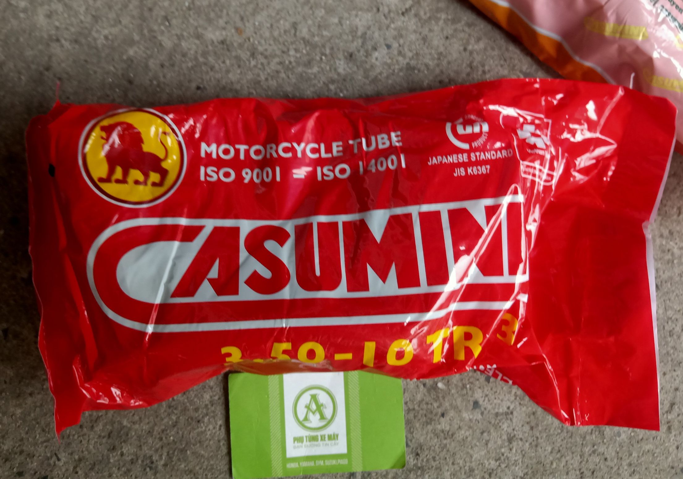Ruột xe Chaly Casumina 3.50 - 10 ( Van thẳng / Van Cong )