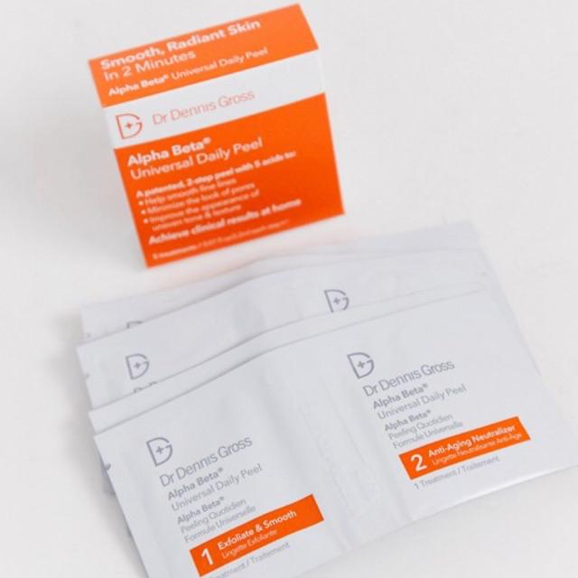 Dr. Dennis Gross ✨ Thay da sinh học Alpha Beta Universal Daily Peel - 5 Application Packettes