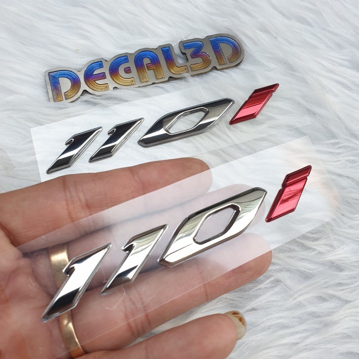 TEM SỐ 110i  HÀNG ZIN CAO CẤP SẮC NÉT CHO XE MÁY