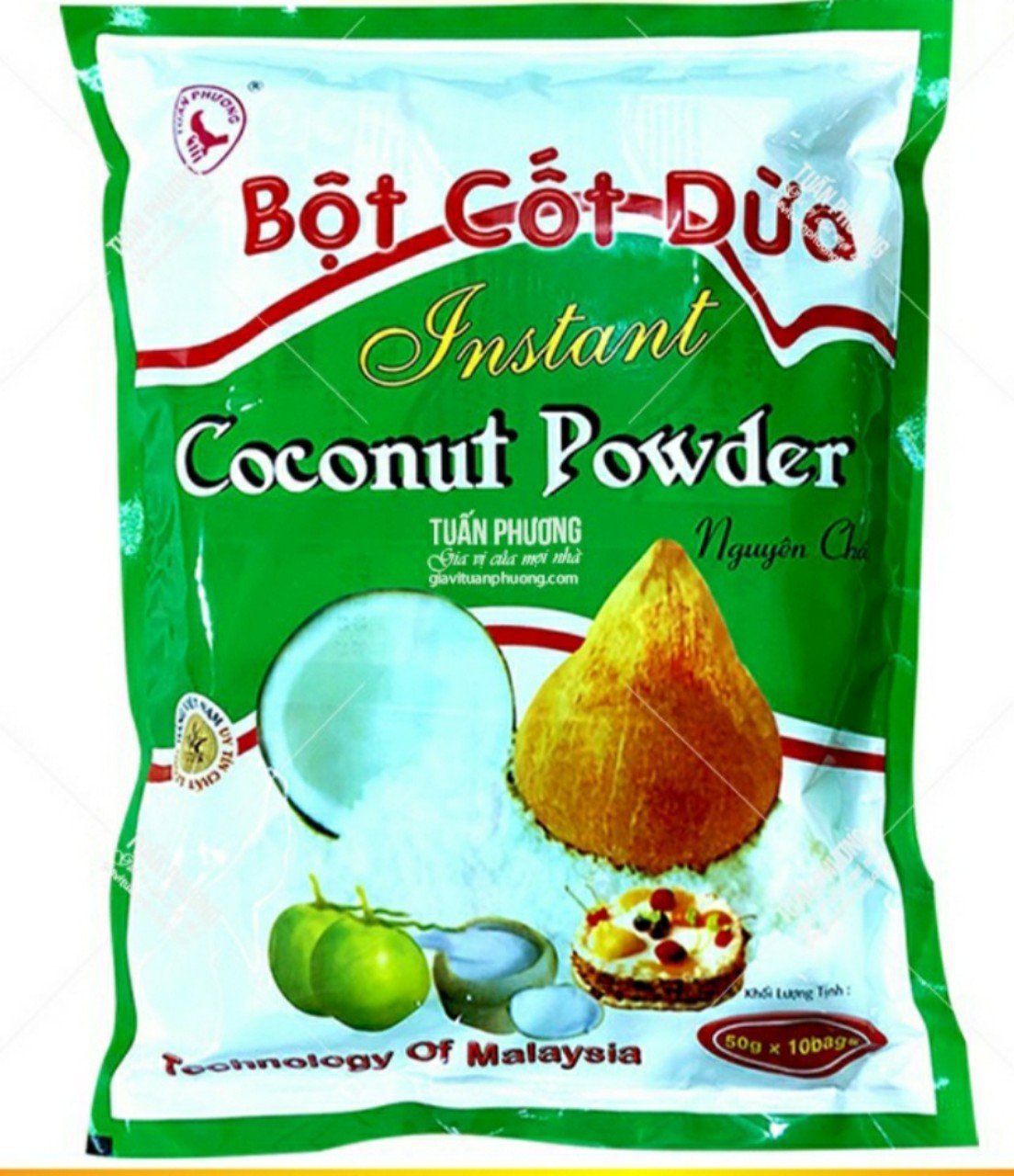 Bột cốt dừa & Cơm dừa sấy khô 50g