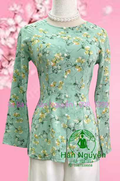 ÁO BÀ BA DÂY KÉO HOA GIÓ (ÁO LẺ)