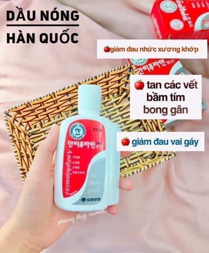 dầu nóng xoa bóp Antiphlamine Hàn Quốc 100ml