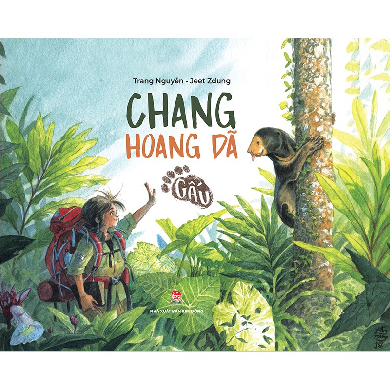 Sách - chang hoang dã - gấu - nxb kim đồng