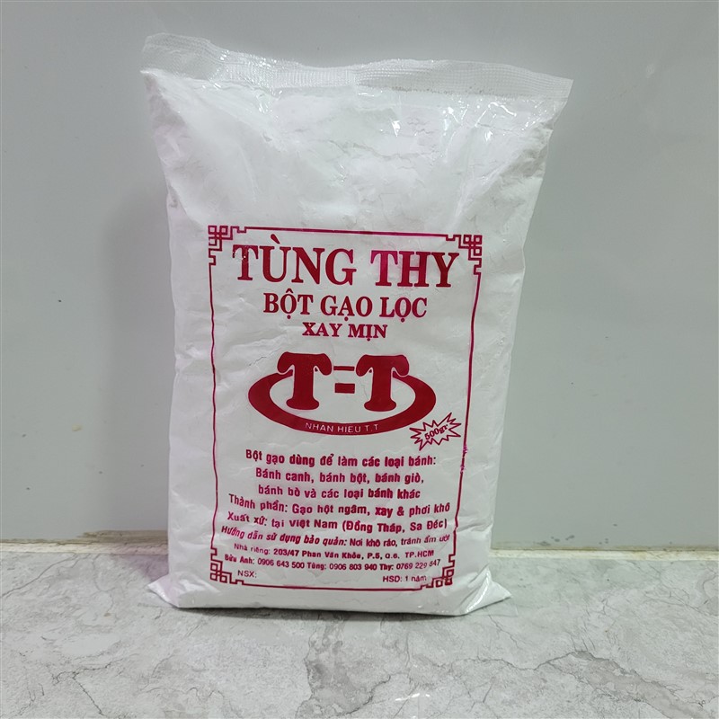 Túi 500gr bột gạo lọc xay mịn cao cấp