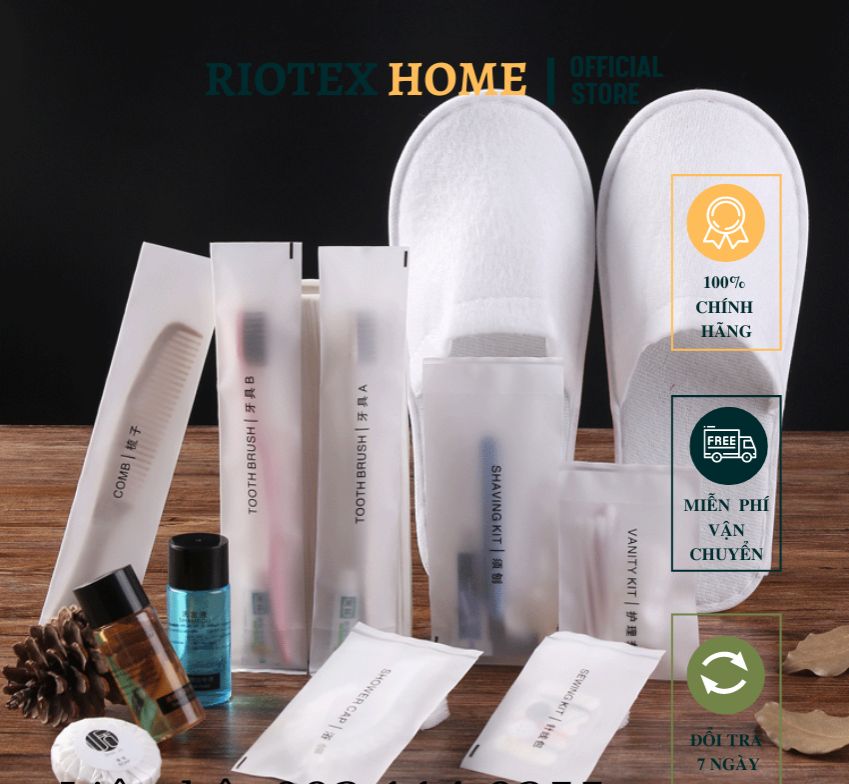 [SIÊU RẺ] Đồ Dùng 1 Lần Cho Khách Sạn Nhà Nghỉ