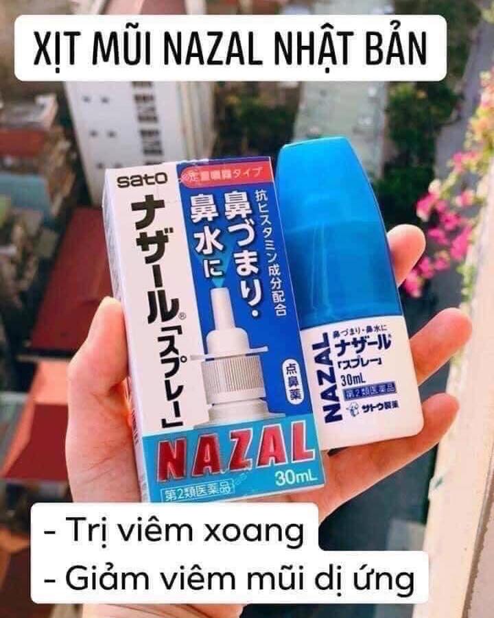 Xịt mũi nazal nhật bản 30ml