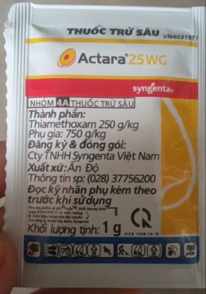 Chế phẩn trừ sâu Actara 25WG