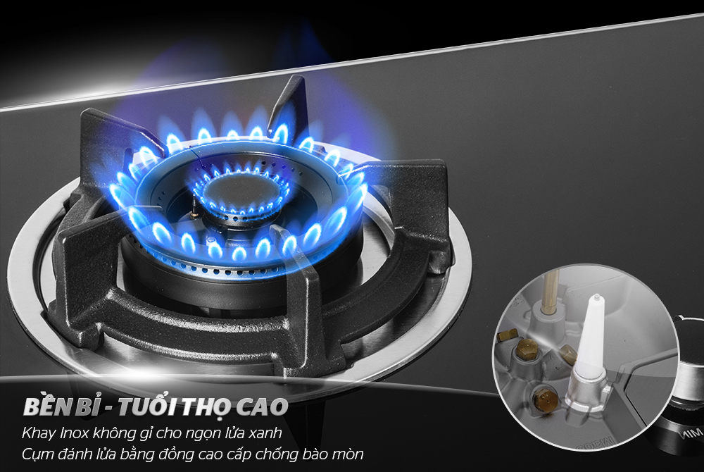 Sunhouse Shb7736 Built-In Glass Gas Stove - 100% New, Genuine Product, Complete with Accessories.