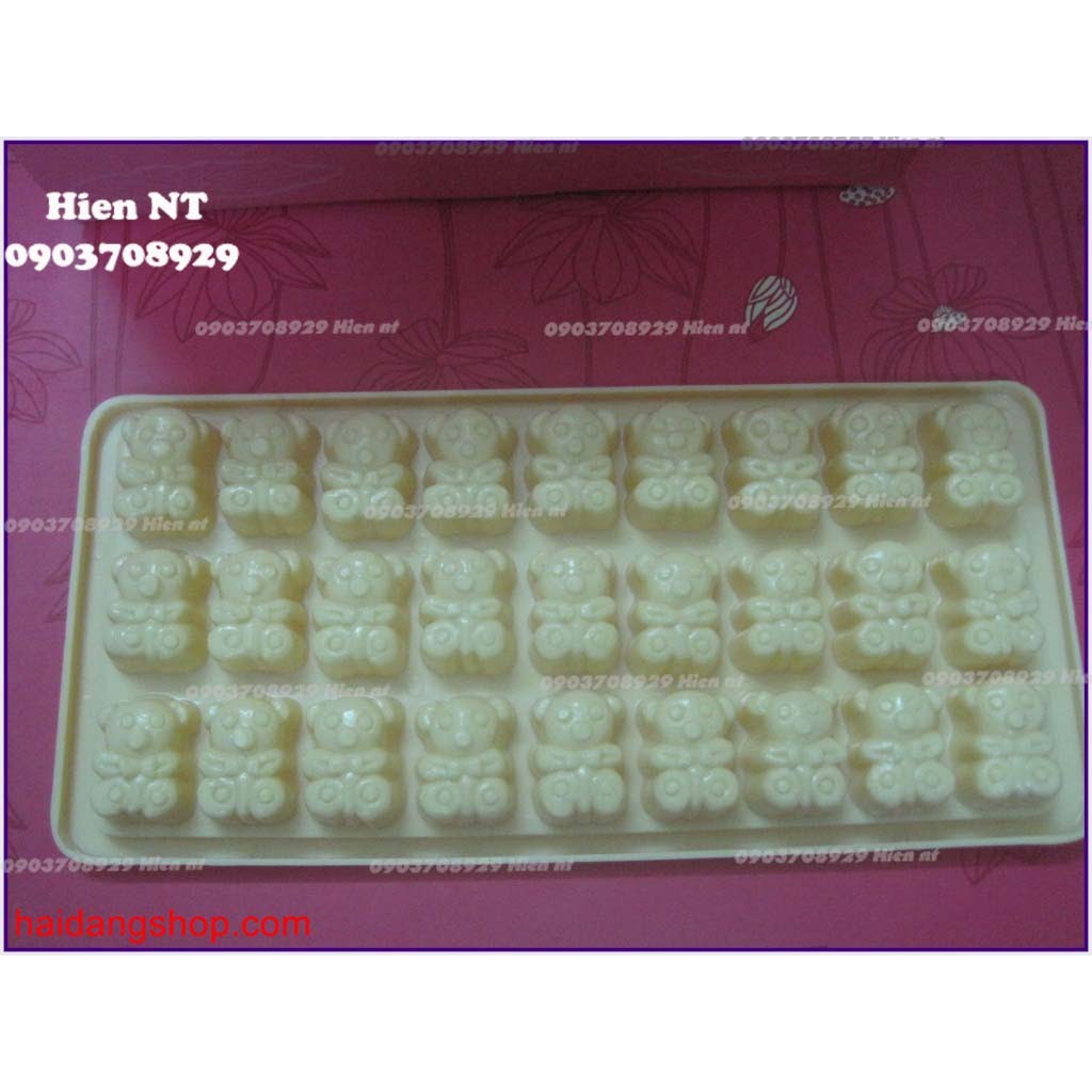 Khuôn thạch rau câu/ phô mai/ socola/kẹo gấu